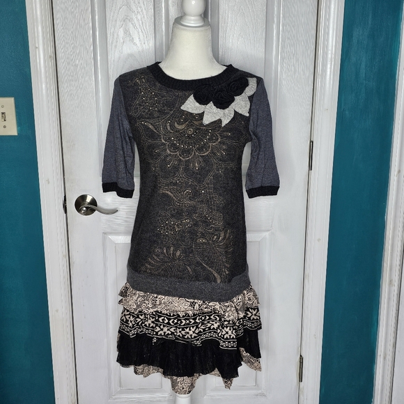 Rene Derhy Parisian Brand Ruffled Dress - Picture 11 of 16